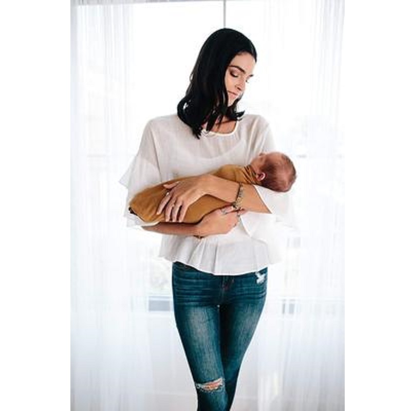 Pure Black Color Baby Wrap Ult - đánh giá và giá Swaddle Blanket Muslin