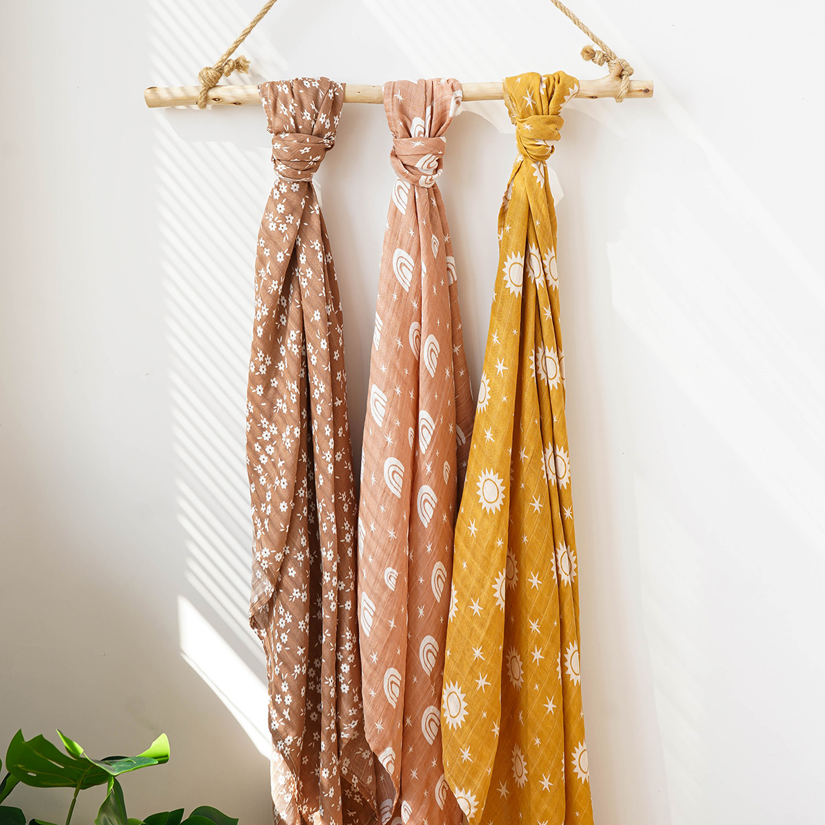 120x110cm 2 Layers Baby Muslin - đánh giá và giá Swaddle Blanket Muslin
