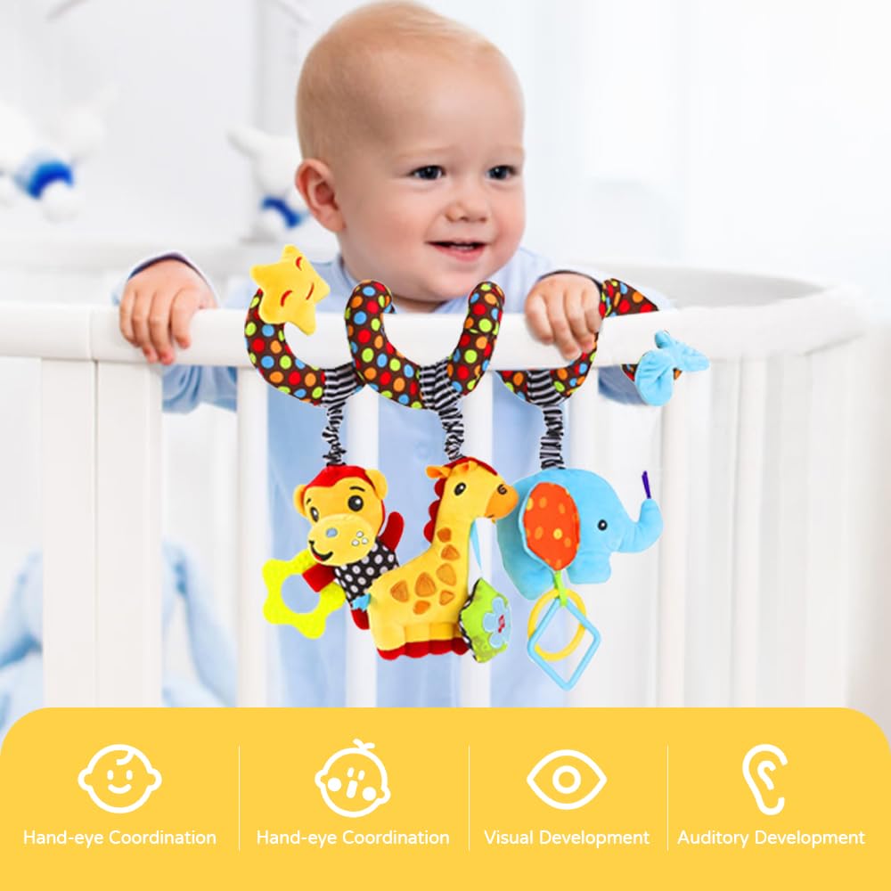 Baby Car Seat Stroller Spiral  - đánh giá và giá Crib Mobile Musical
