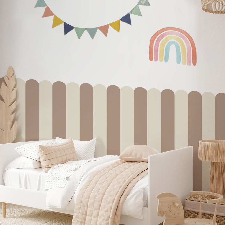 Multicolor Vertical Striped Ar - đánh giá và giá Baby Nursery Labels