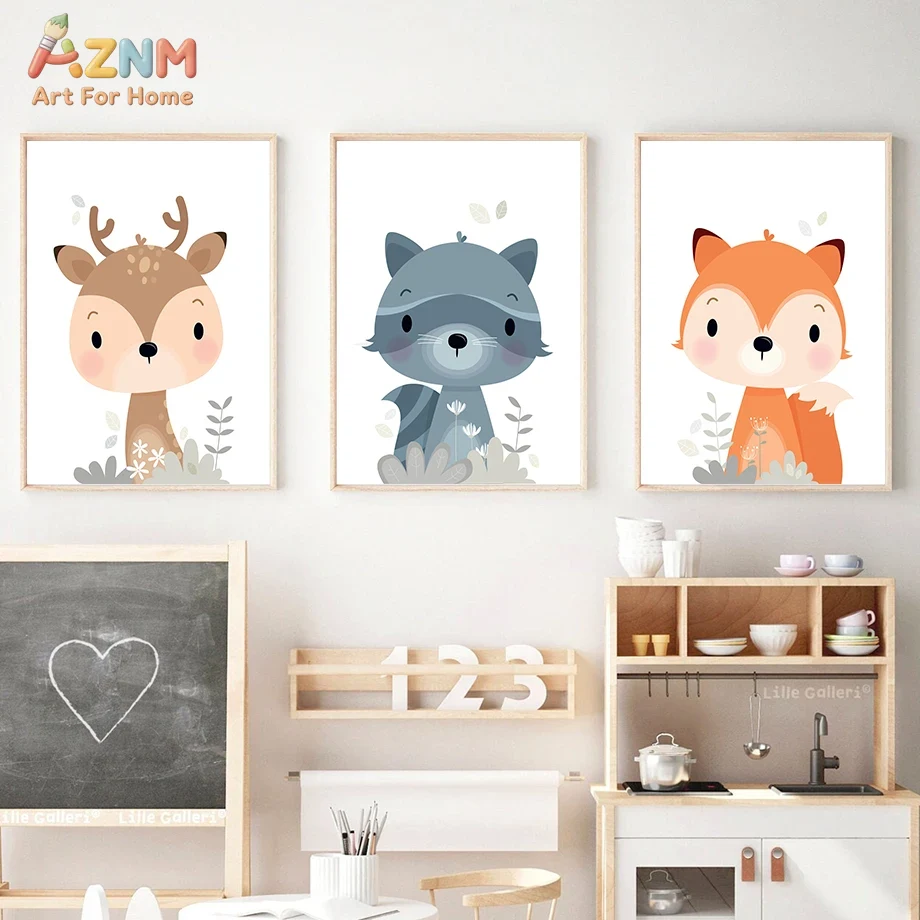 AZNM Cute Woodland Forest Anim - đánh giá và giá Baby Nursery Plants